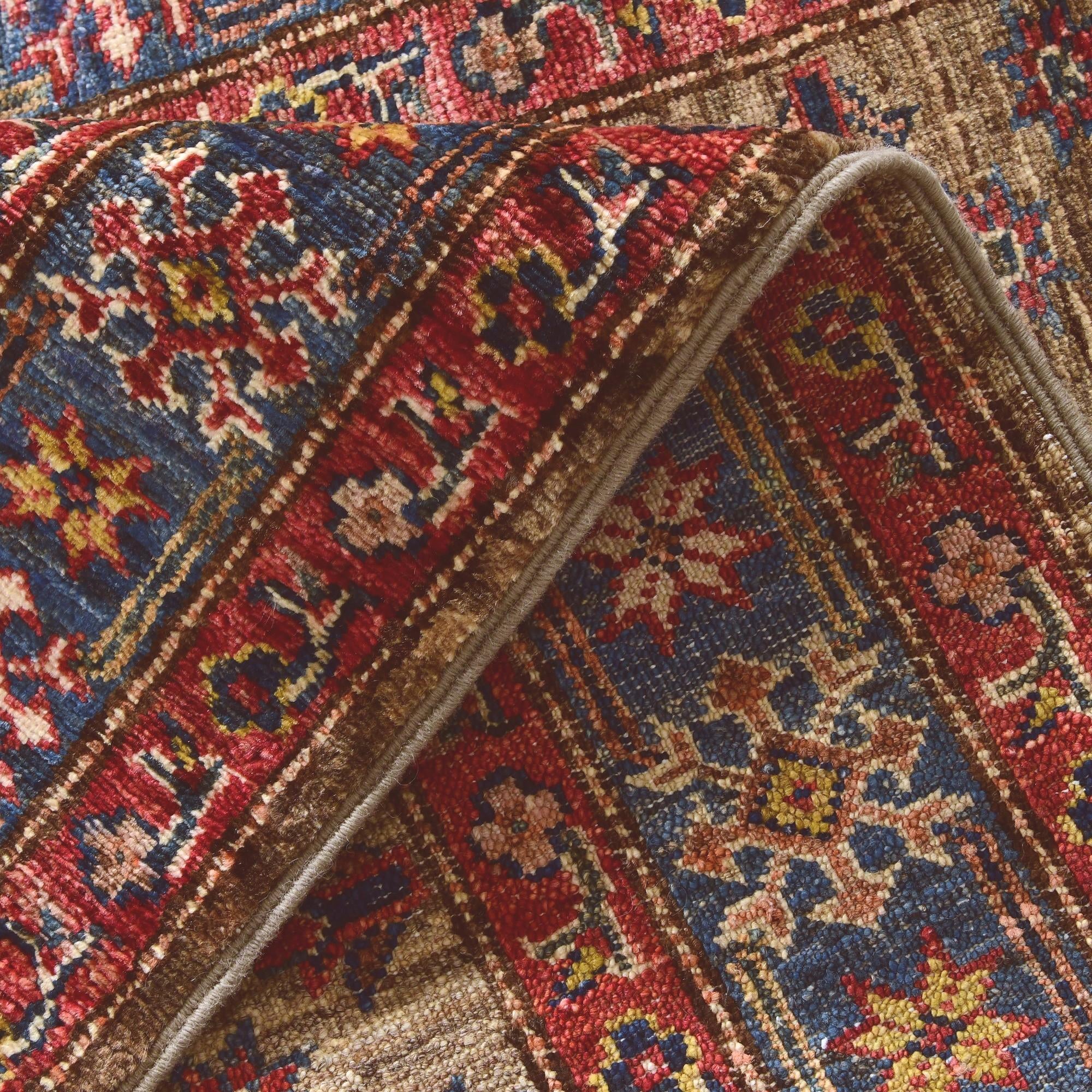 2' 9 x 10' Hand Knotted Kazak Runner Rug
