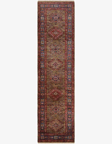 2' 9 x 10' Hand Knotted Kazak Runner Rug
