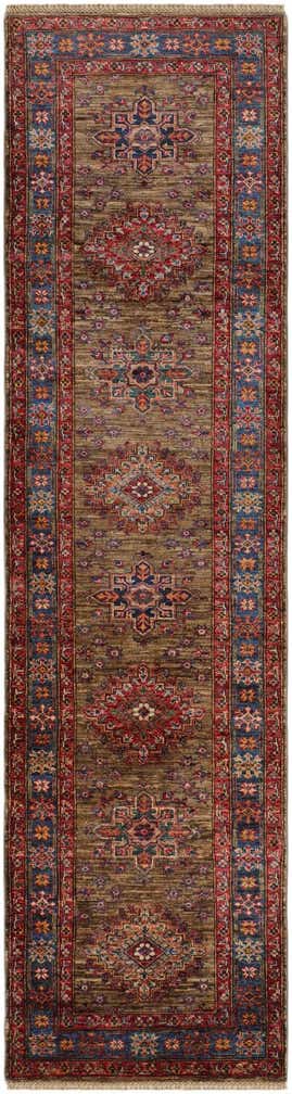 2' 9 x 10' Hand Knotted Kazak Runner Rug