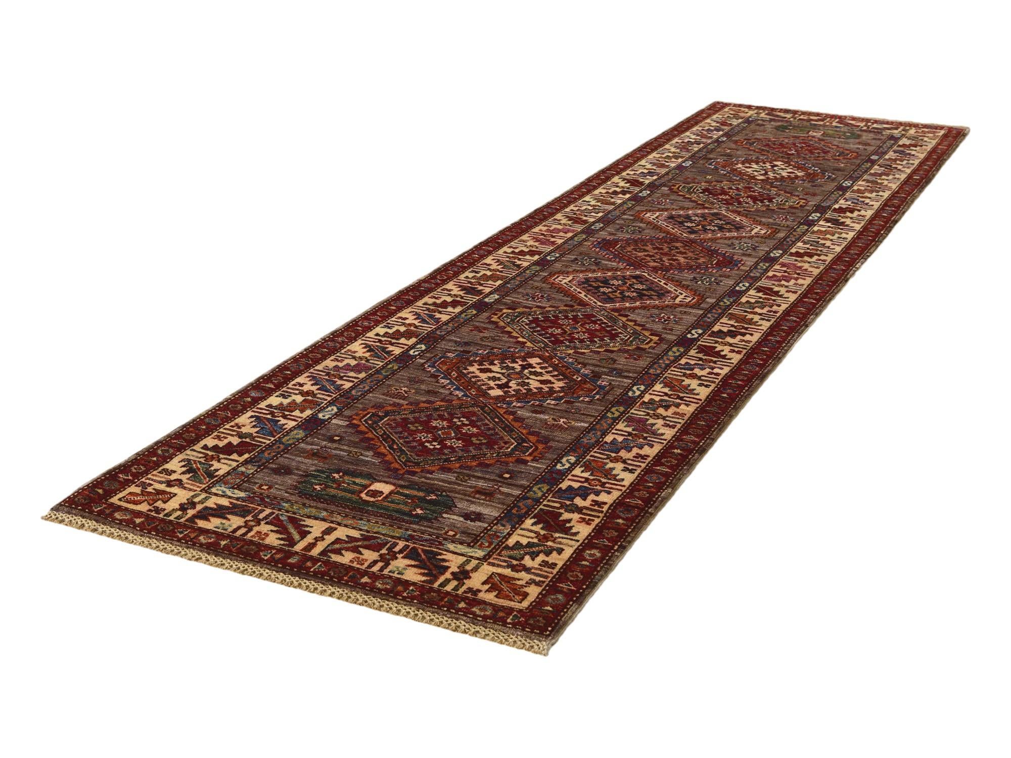2' 9 x 10' 6 Hand Knotted Kazak Runner Rug