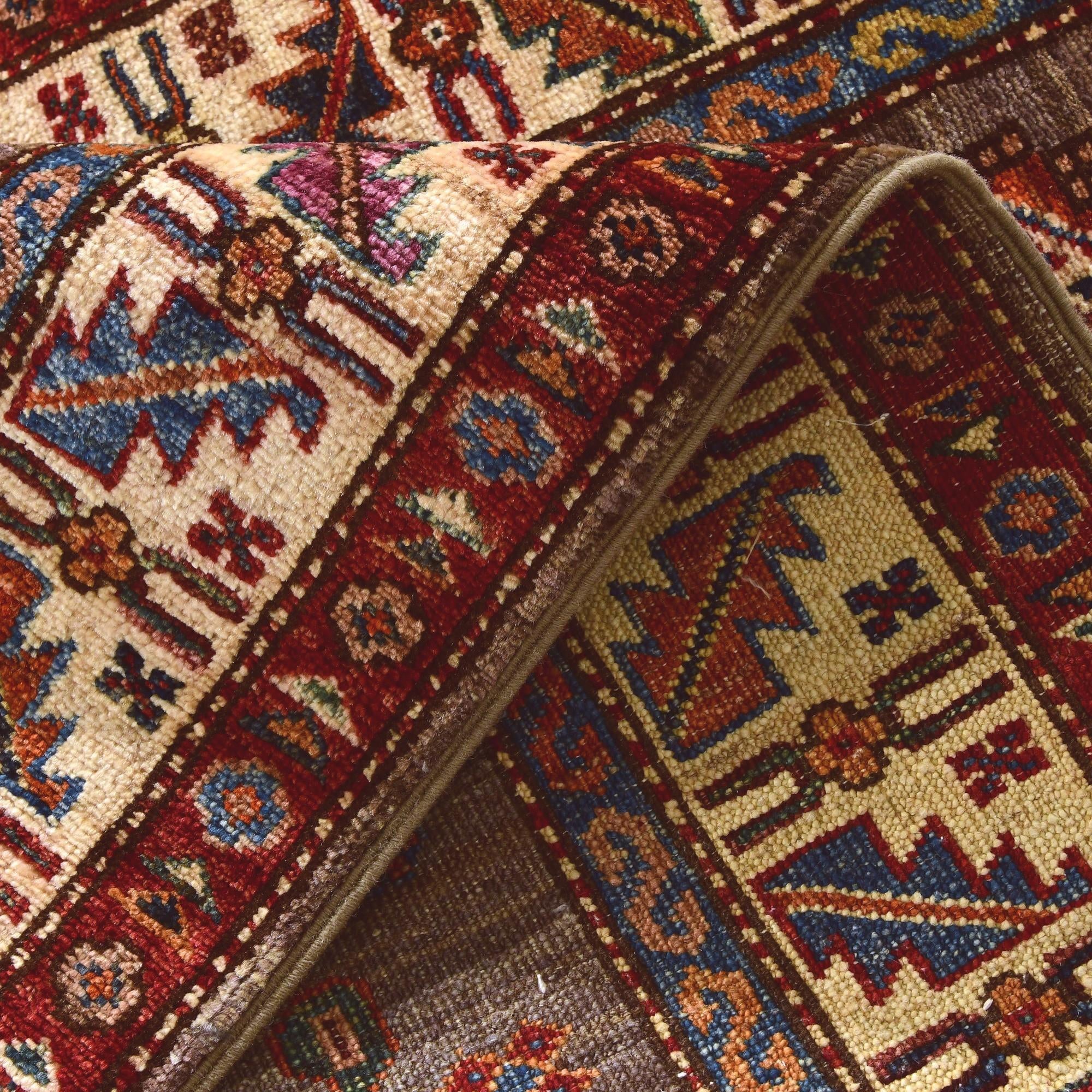2' 9 x 10' 6 Hand Knotted Kazak Runner Rug