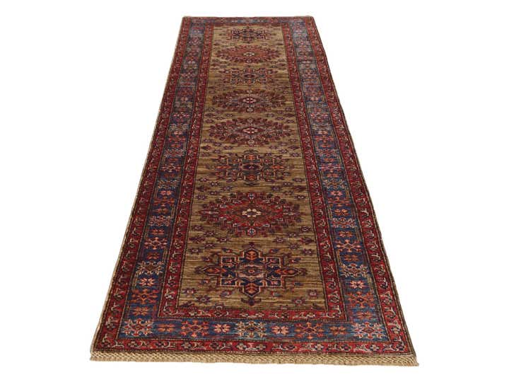 2' 9 x 9' 7 Hand Knotted Kazak Runner Rug