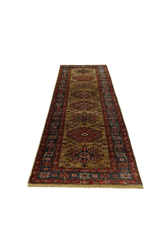 Detail image of 2' 9 x 9' 7 Hand Knotted Kazak Runner Rug