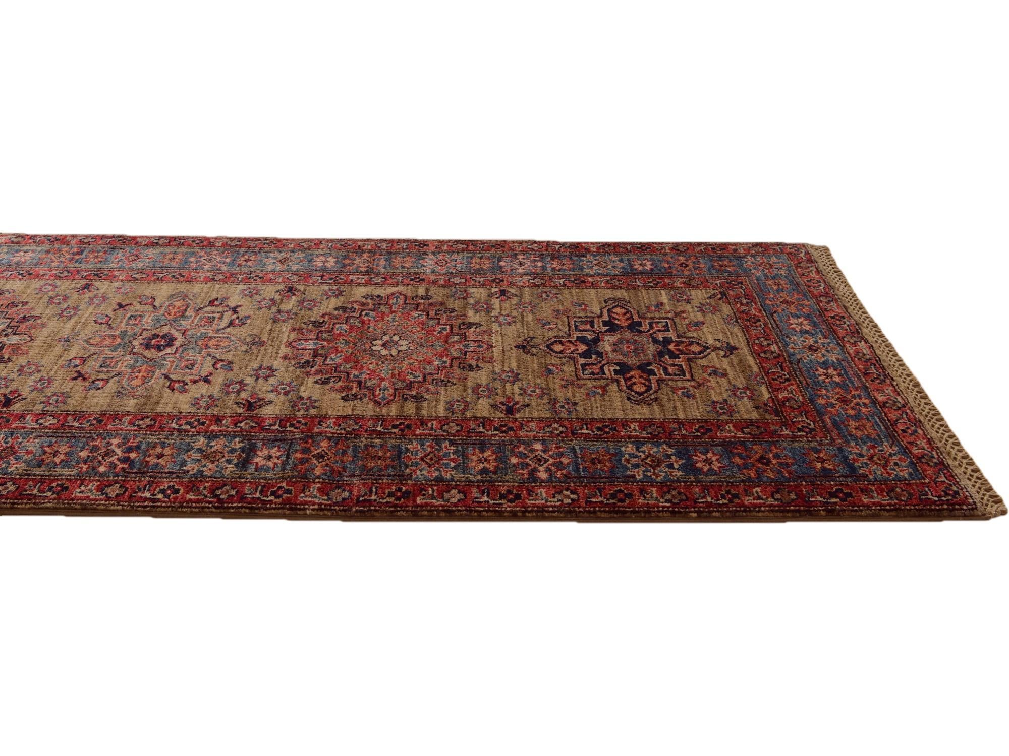 2' 9 x 9' 7 Hand Knotted Kazak Runner Rug