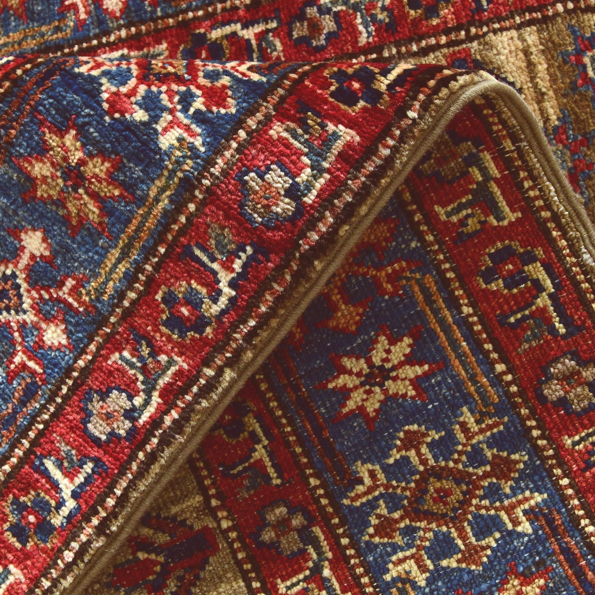 2' 9 x 9' 7 Hand Knotted Kazak Runner Rug