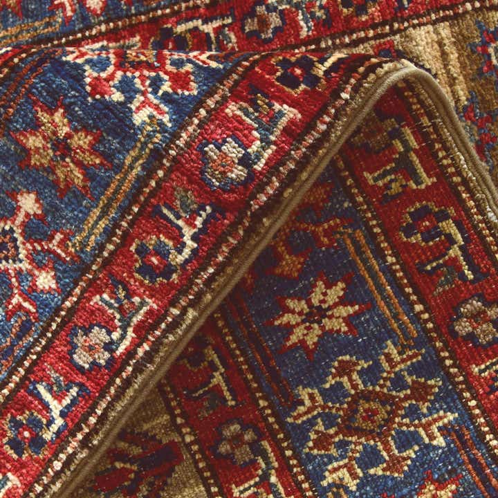 2' 9 x 9' 7 Hand Knotted Kazak Runner Rug