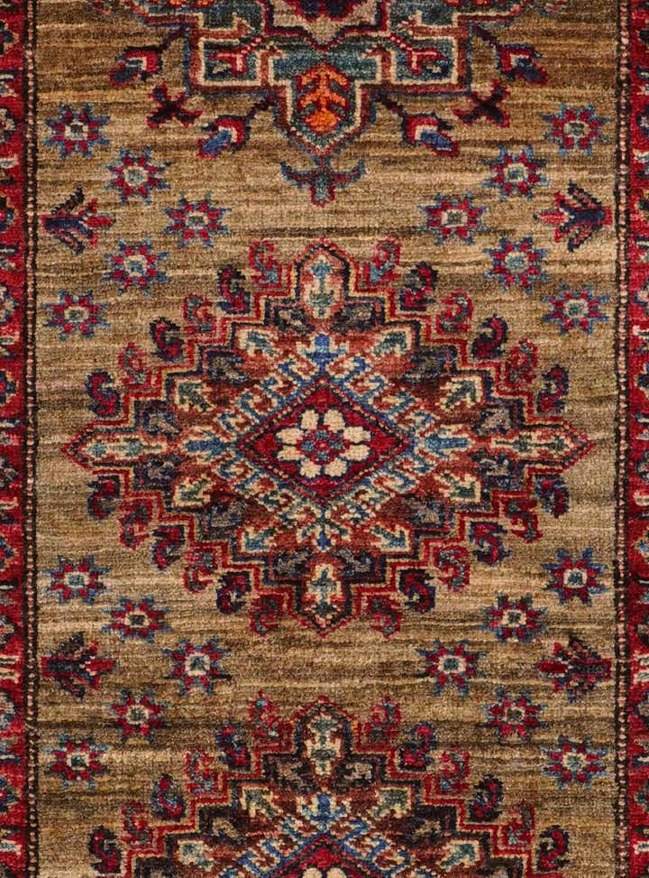 2' 9 x 9' 7 Hand Knotted Kazak Runner Rug