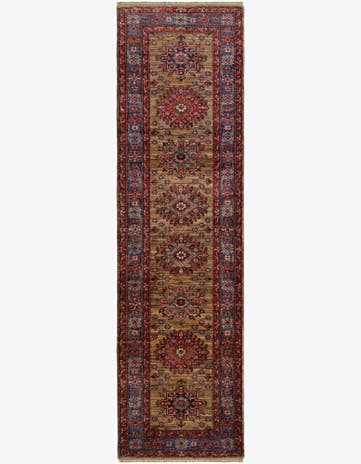 2' 9 x 9' 7 Hand Knotted Kazak Runner Rug