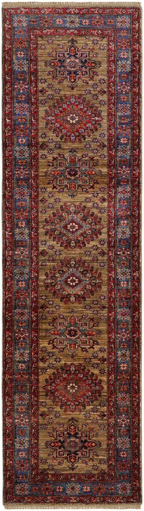 2' 9 x 9' 7 Hand Knotted Kazak Runner Rug