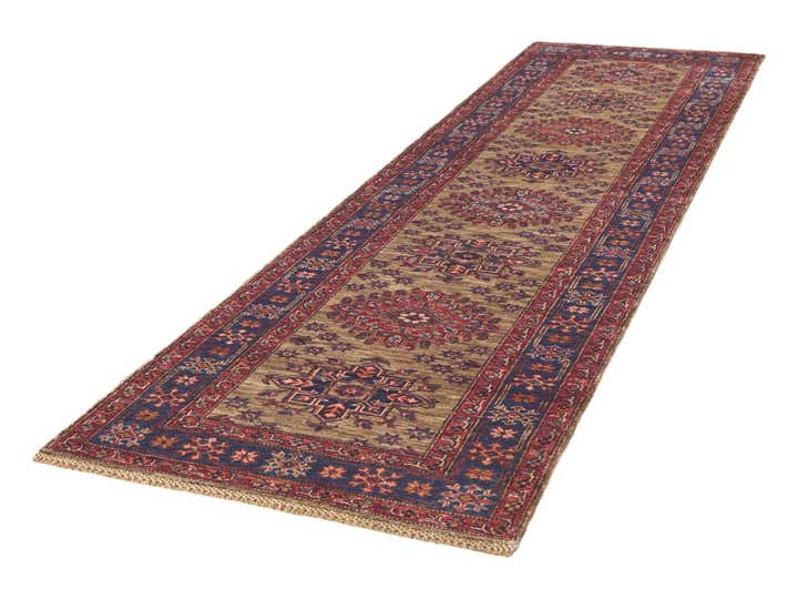 2' 9 x 9' 9 Hand Knotted Kazak Runner Rug