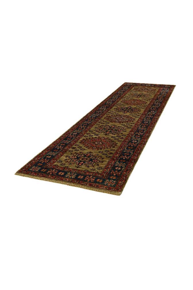 2' 9 x 9' 9 Hand Knotted Kazak Runner Rug