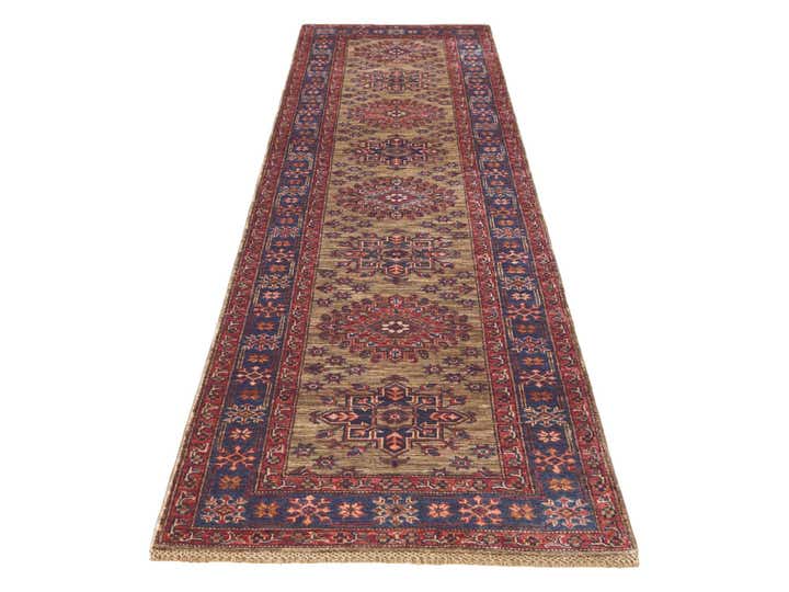 2' 9 x 9' 9 Hand Knotted Kazak Runner Rug