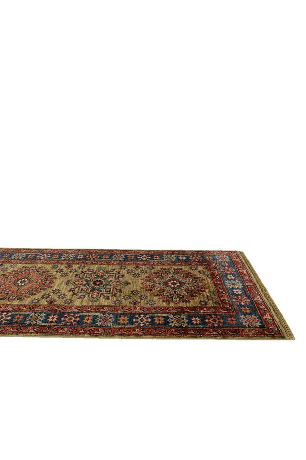 Detail image of 2' 9 x 9' 9 Hand Knotted Kazak Runner Rug