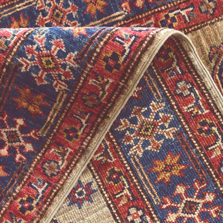 2' 9 x 9' 9 Hand Knotted Kazak Runner Rug