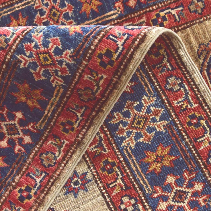 Detail image of 2' 9 x 9' 9 Hand Knotted Kazak Runner Rug