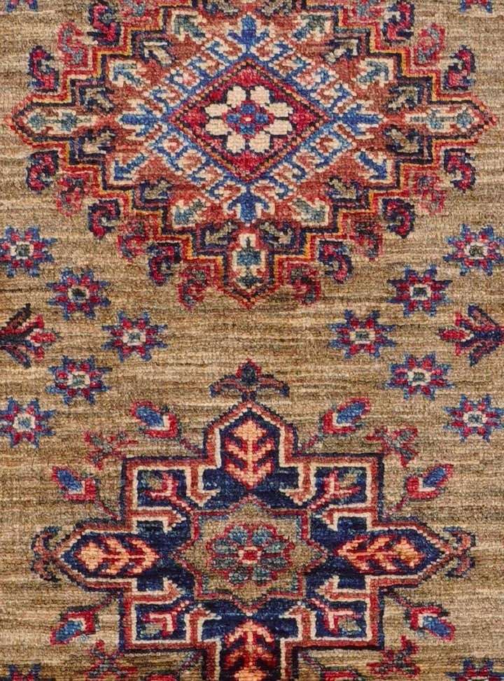 2' 9 x 9' 9 Hand Knotted Kazak Runner Rug