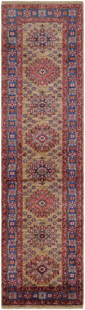 2' 9 x 9' 9 Hand Knotted Kazak Runner Rug