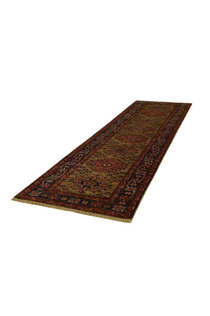 2' 4 x 9' 9 Hand Knotted Kazak Runner Rug