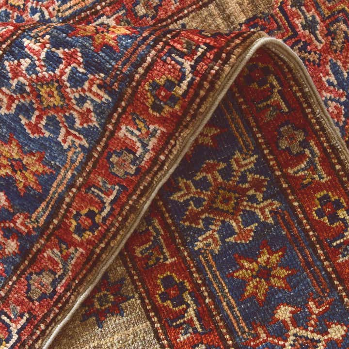 2' 4 x 9' 9 Hand Knotted Kazak Runner Rug