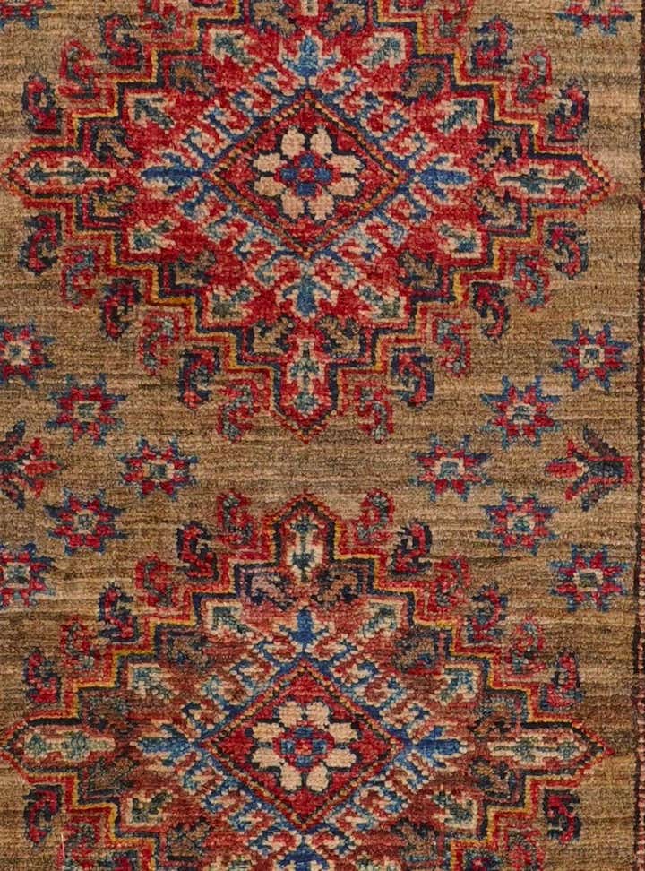 2' 4 x 9' 9 Hand Knotted Kazak Runner Rug