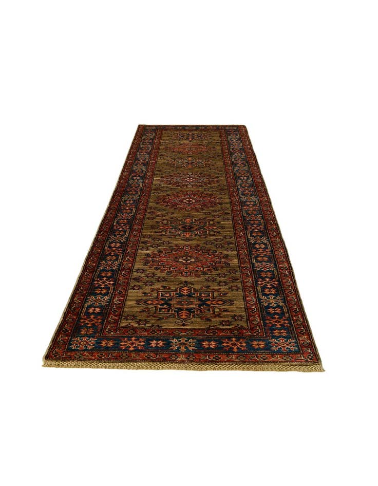 Detail image of 2' 9 x 9' 9 Hand Knotted Kazak Runner Rug