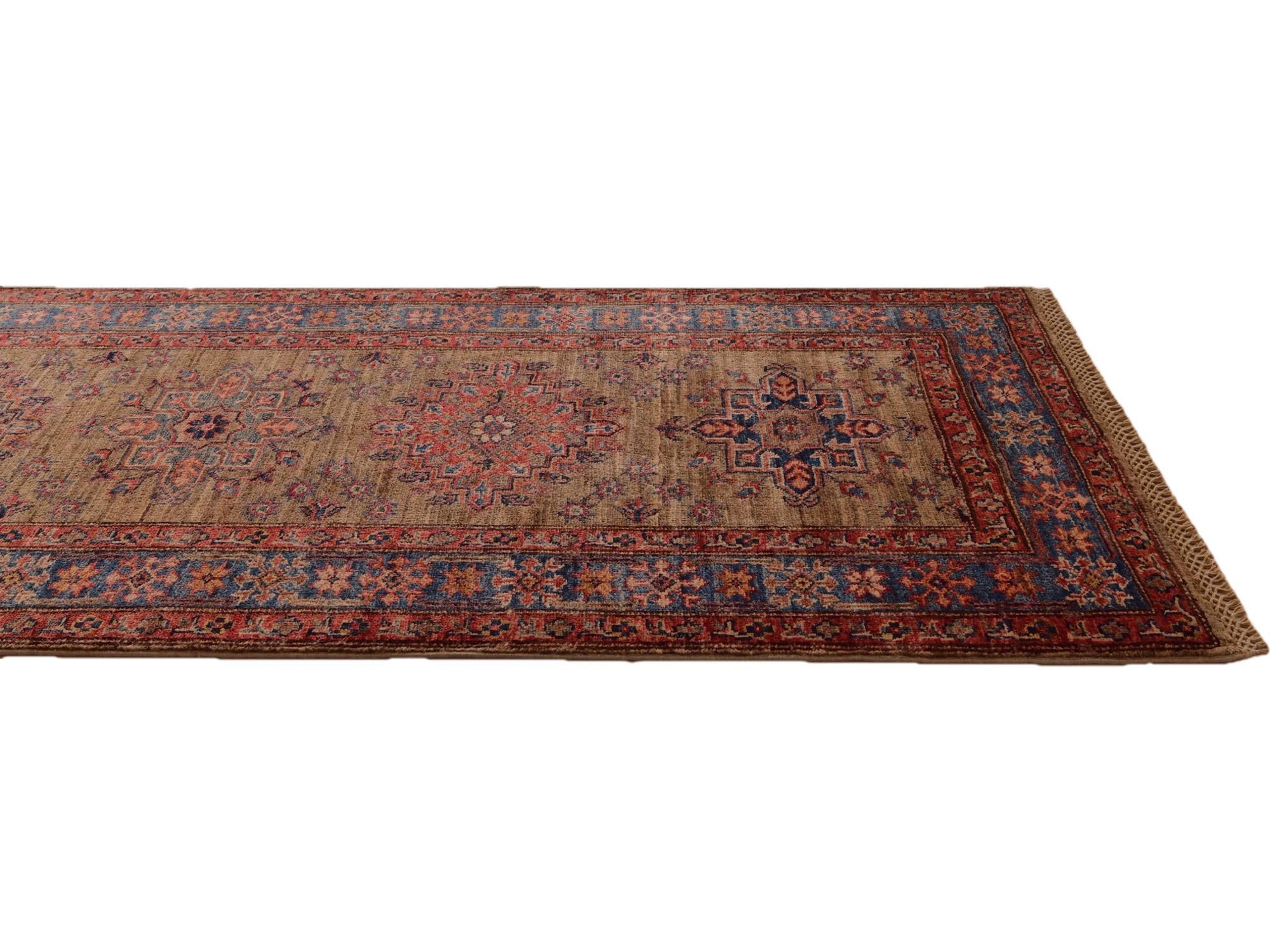 2' 9 x 9' 9 Hand Knotted Kazak Runner Rug