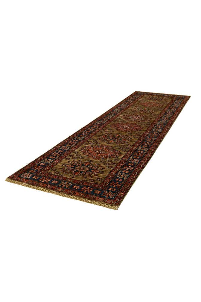 2' 9 x 9' 9 Hand Knotted Kazak Runner Rug