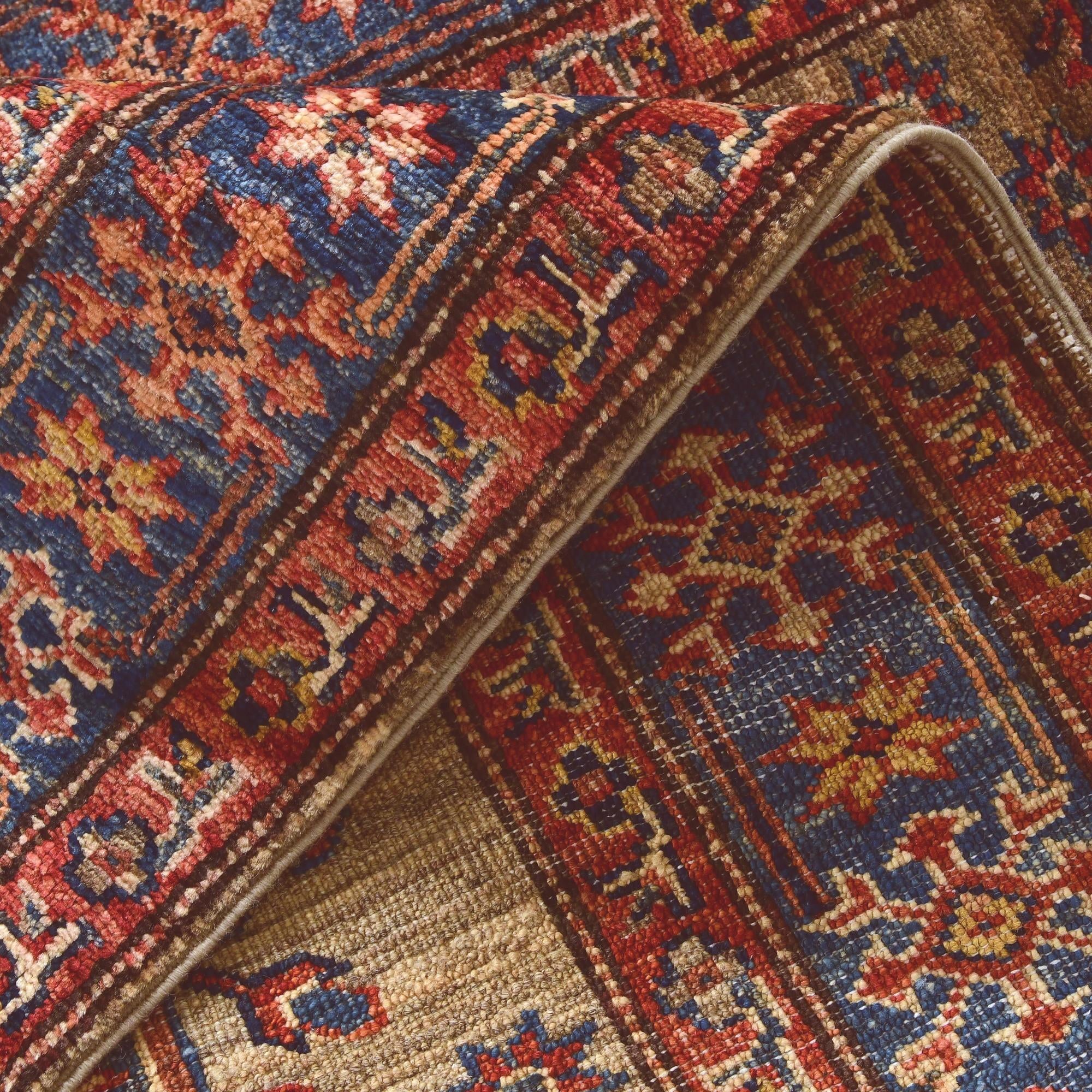 2' 9 x 9' 9 Hand Knotted Kazak Runner Rug