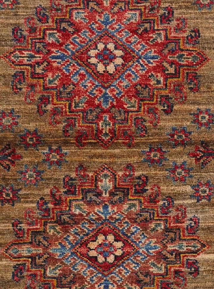2' 9 x 9' 9 Hand Knotted Kazak Runner Rug