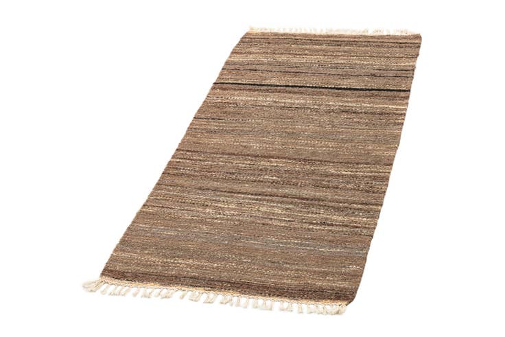 Detail image of 2' 3 x 4' 8 Hand Woven Kilim Dhurrie Wool Runner Rug