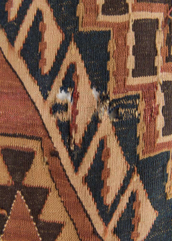 5' 5 x 10' 2 Hand Woven Kilim Fars Wool Runner Rug