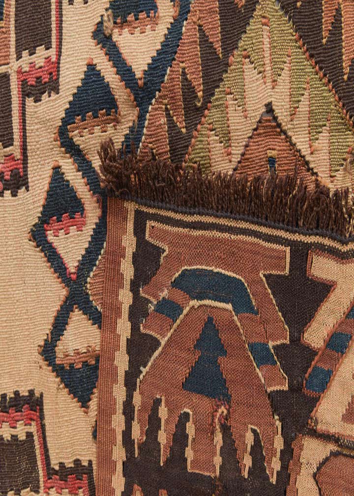 5' 5 x 10' 2 Hand Woven Kilim Fars Wool Runner Rug