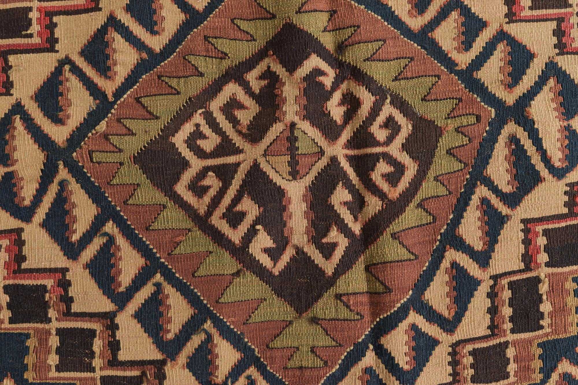 165cm x 310cm Tejido a mano Kilim Fars Alfombra Lana Pasillera