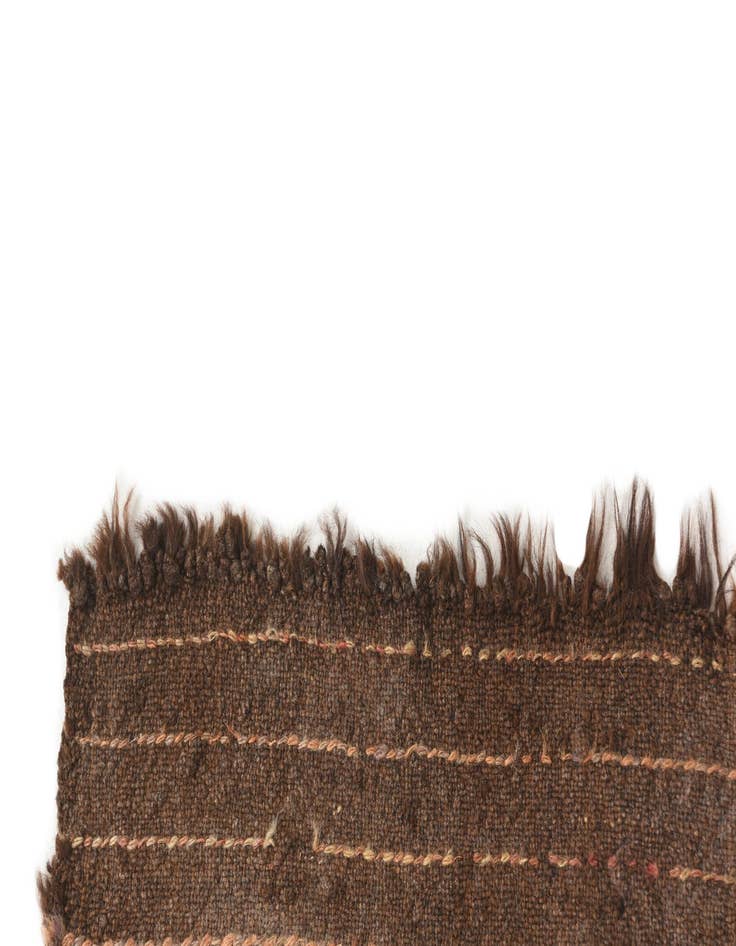 Detail image of 1' 10 x 5' 7  Hand Knotted Kilim Fars Persian Wool Runner Rug