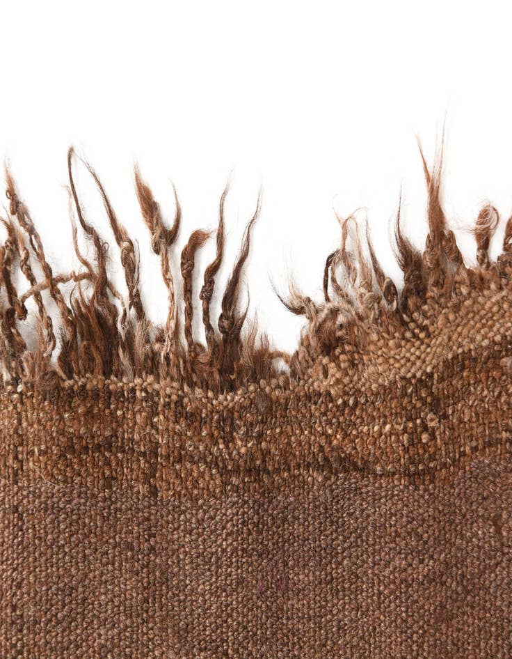 Detail image of 4' 4 x 11' 1  Hand Woven Kilim Fars Wool Runner Rug