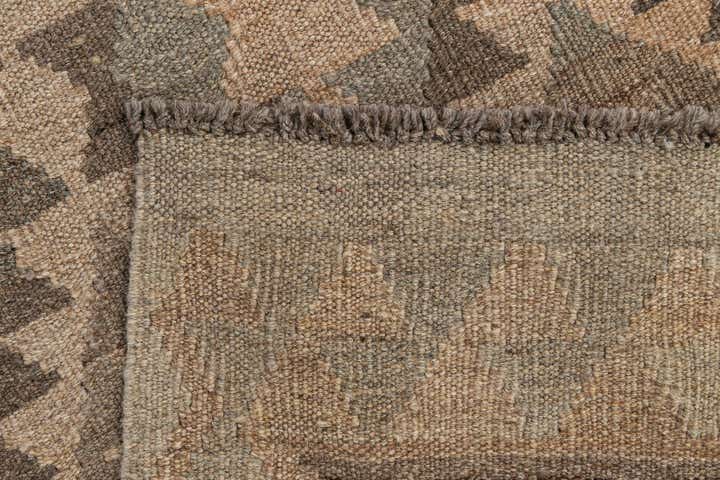 2' 10 x 9' 9 Hand Woven Kilim Maymana Wool Runner Rug