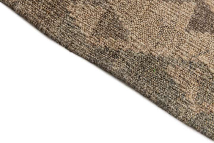 2' 10 x 9' 9 Hand Woven Kilim Maymana Wool Runner Rug