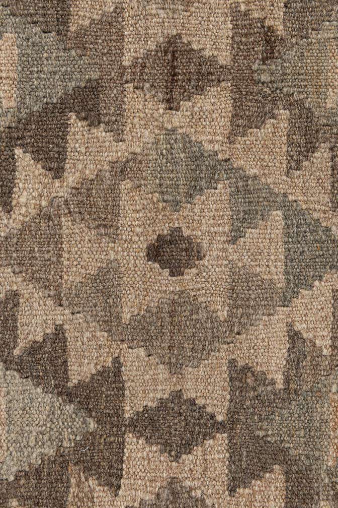 2' 10 x 9' 9 Hand Woven Kilim Maymana Wool Runner Rug