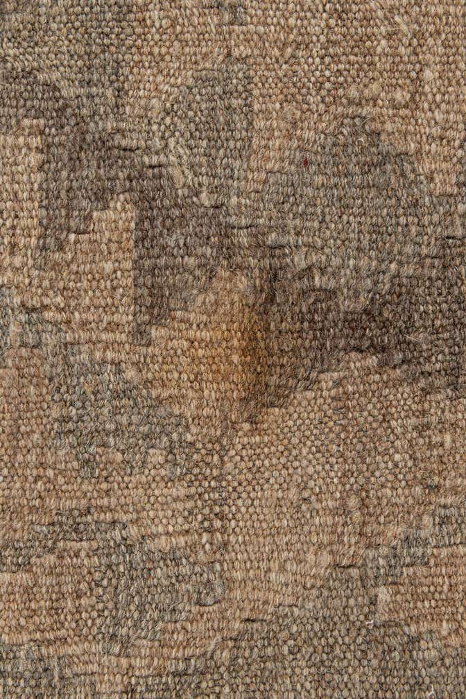 2' 10 x 9' 9 Hand Woven Kilim Maymana Wool Runner Rug