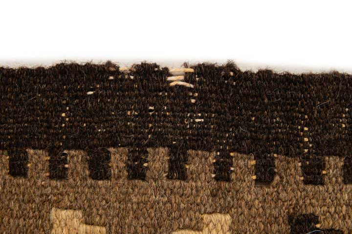 2' x 6' 4 Hand Woven Kilim Maymana Wool Runner Rug