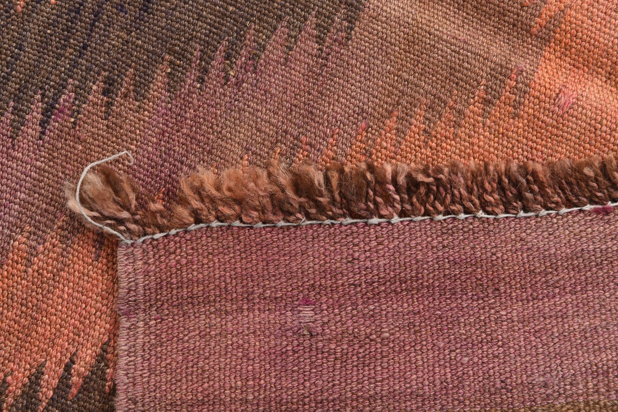 3' 6 x 9' 7 Hand Woven Kilim Modern Wool Runner Rug