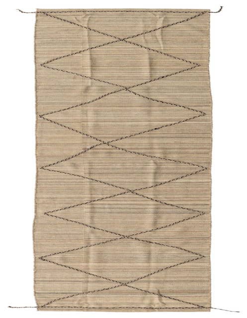 Detail image of 2' 10 x 15' 3 Hand Woven Kilim Modern Wool Runner Rug