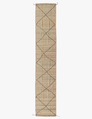 2' 10 x 15' 3 Hand Woven Kilim Modern Wool Runner Rug