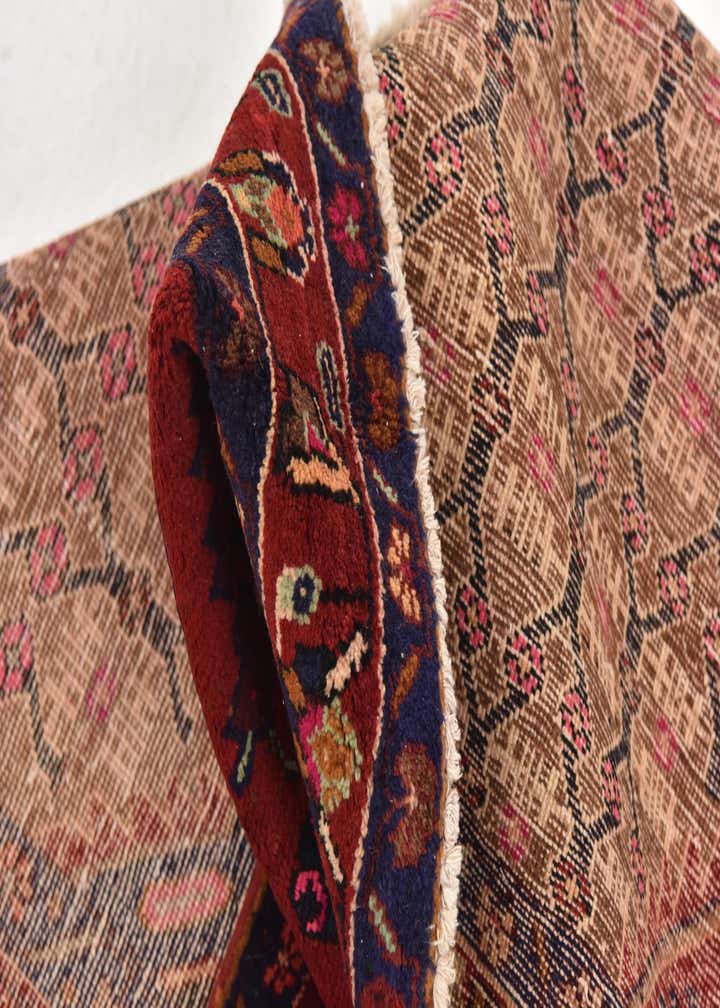 5' 3 x 11' 3 Hand Knotted Koliaei Persian Wool Runner Rug