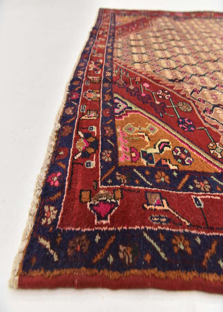 5' 3 x 11' 3 Hand Knotted Koliaei Persian Wool Runner Rug