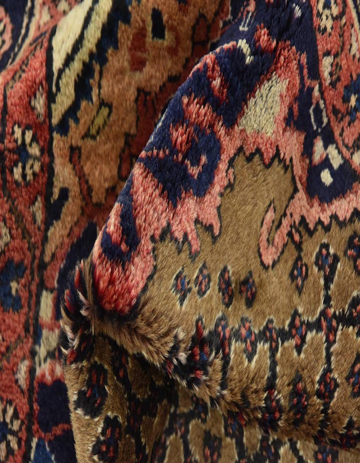 Detail image of 5' 3 x 10' 5  Hand Knotted Koliaei Persian Wool Runner Rug