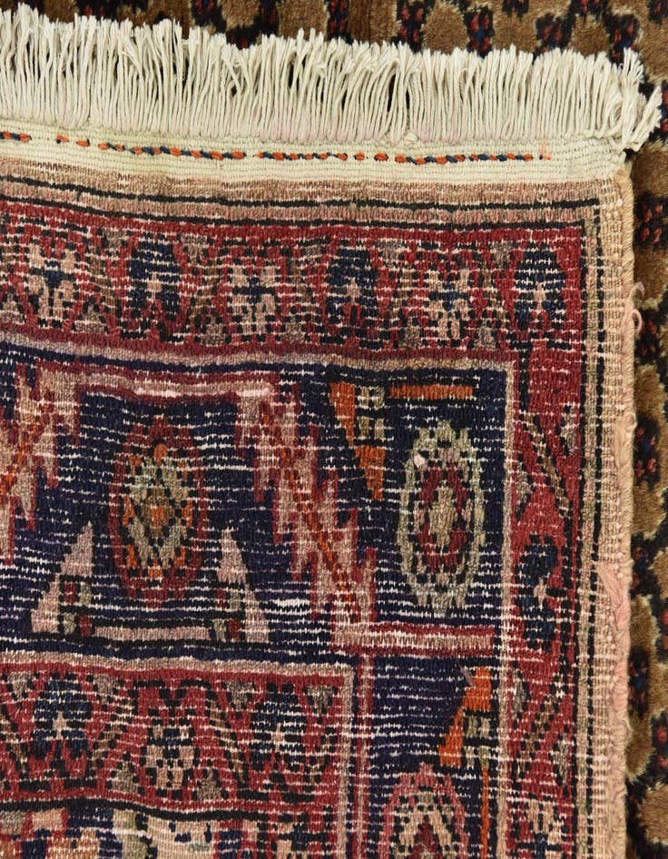 Detail image of 5' 3 x 10' 5  Hand Knotted Koliaei Persian Wool Runner Rug