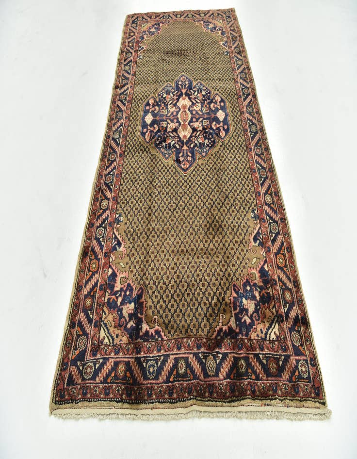 Detail image of 5' 3 x 10' 5  Hand Knotted Koliaei Persian Wool Runner Rug