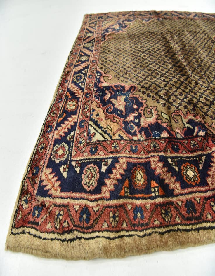 Detail image of 5' 3 x 10' 5  Hand Knotted Koliaei Persian Wool Runner Rug