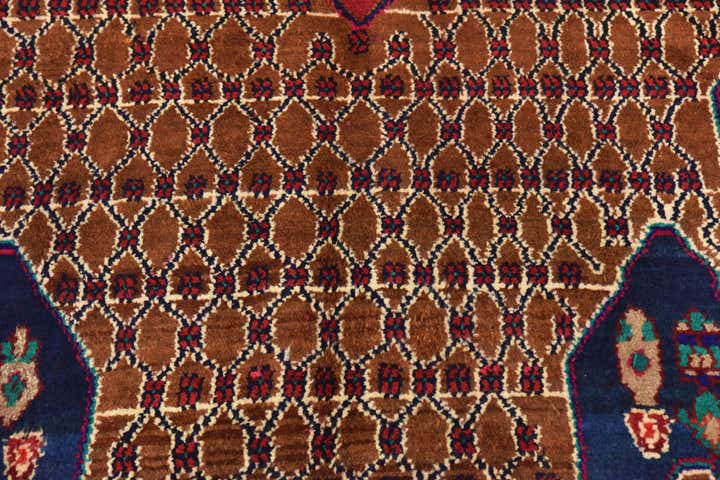 5' 2 x 9' 10 Hand Knotted Koliaei Persian Wool Runner Rug